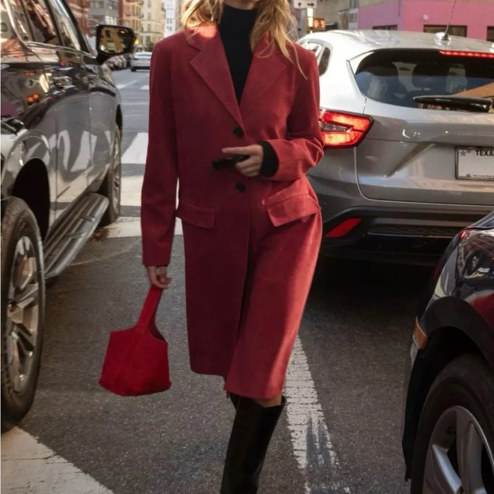 ZARA suede NWT tail coat - Picture 1 of 6